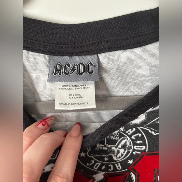 Official Merch | AC/DC Black & White T-Shirt | Size M - Picture 6 of 6